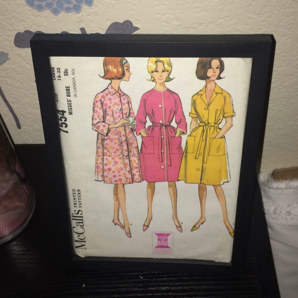 Vintage pattern frame